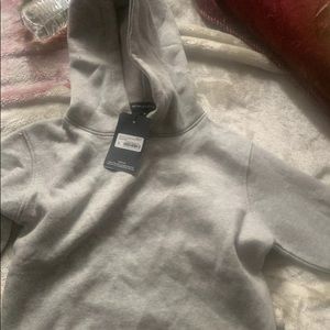 Lace up  hoodie sweater